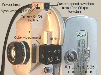 Arritechno 35 Type 90 Camera modifications
